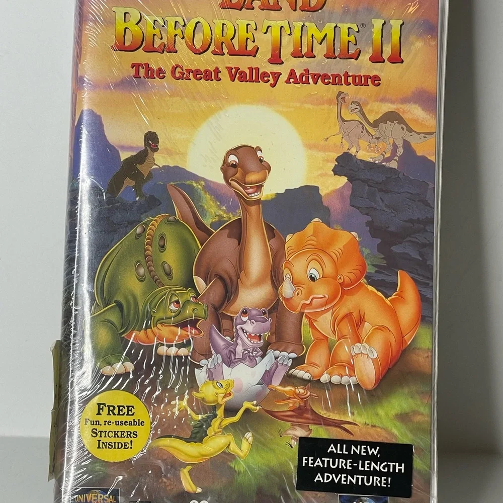 The Land Before Time II: The Great Valley Adventure (VHS, 1994) NEW SEALED
